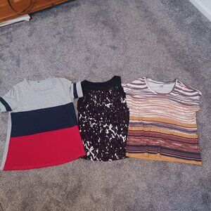 LOT of 3 Ladies Tops/Blouses - Size LARGE